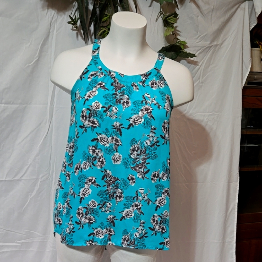 Floral Blue Women's Top from Torrid size 1